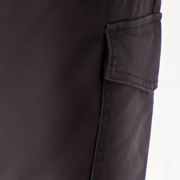 Candace Cameron Washed Black Bure Regular Utility Pants - Picture 5 of 7